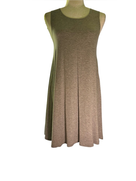 Forever 21 Dresses & Skirts - Forever 21 Taupe Sleeveless Swing Dress | Soft Casual A-Line Mini Dress